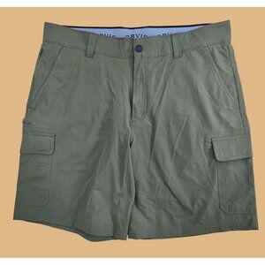 Orvis Mens Olive Green Cargo Shorts 36